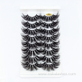 8 pairs eyelashes 25mm dramatic long eye lashes